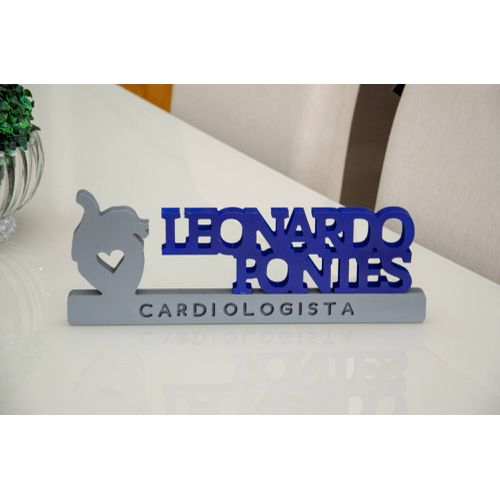 Display Cardiologista - Letralize | Loja Oficial
