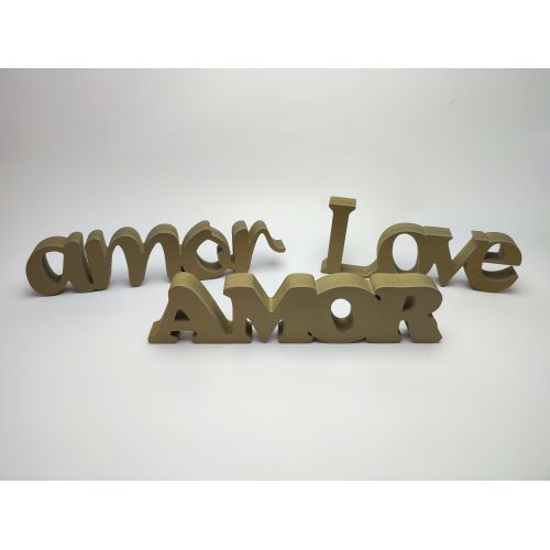 Kit Display Letreiro Decorativo Amor - Letralize | Loja Oficial
