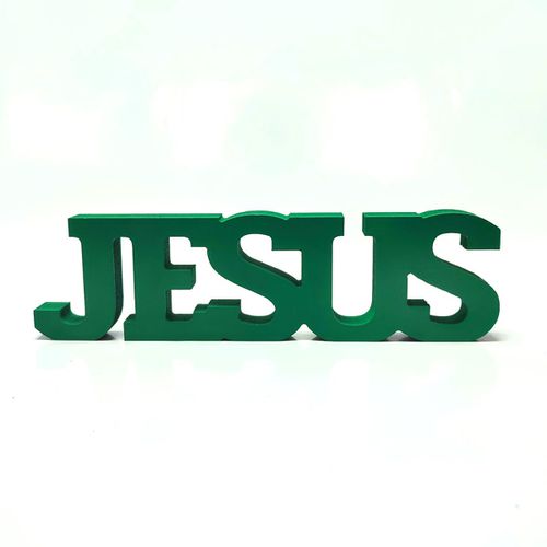 Letreiro Jesus em PVC Ilumine seu Lar com Fé e Devoção - Letralize | Loja Oficial