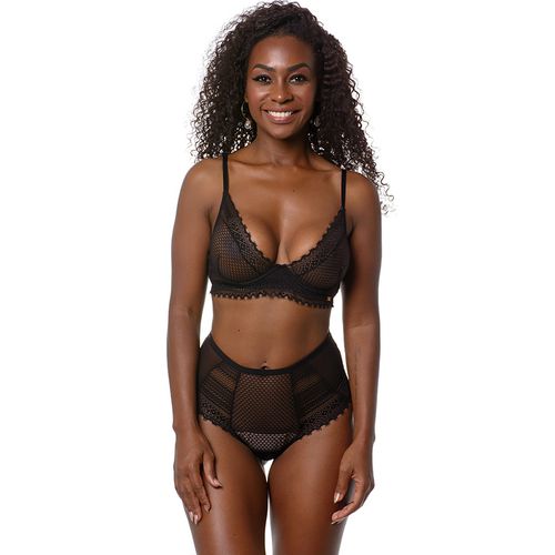 CALCINHA HOT PANT SEXY PRETA - PRETO - 0428-PRETO - Loik