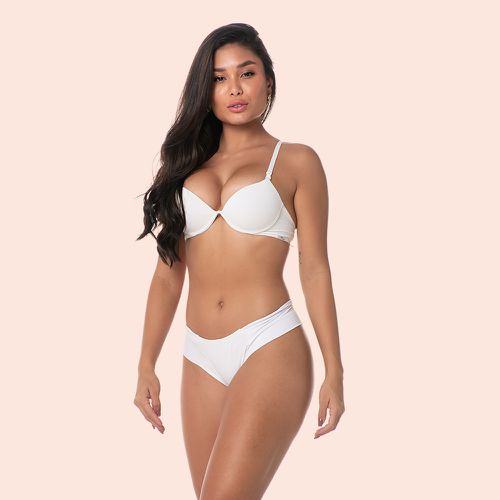 SUTIÃ PUSH-UP COM ARO INTEIRIÇO - BRANCO - 0042-BR... - Loik