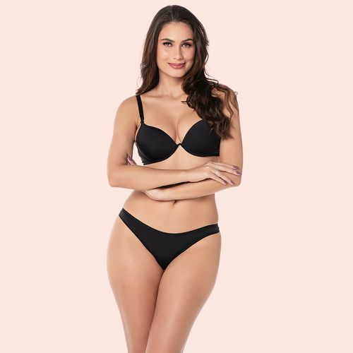 SUTIÃ PUSH-UP COM ARO INTEIRIÇO - PRETO - 0042-PRE... - Loik