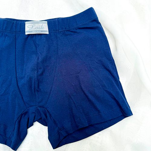 7009 CUECA BOXER ALGODAO - AZUL MARINHO - 7009-AZU... - Loik