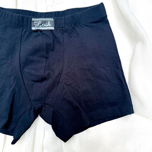 7009 CUECA BOXER ALGODAO - PRETO - 7009-PRETO - Loik