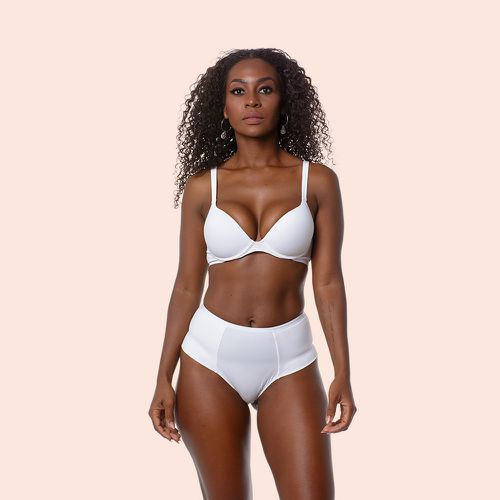 CALCINHA HOT PANT CÓS ALTO COM LATERAL DUPLA - BRA... - Loik