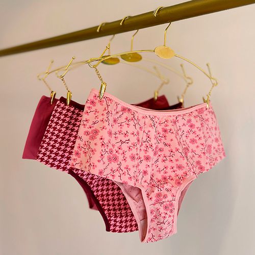 KIT CALCINHA MICROFIBRA HOT PANTS - COM 03 PEÇAS -... - Loik