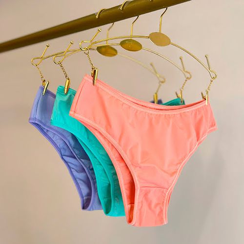 KIT CALCINHA MICROFIBRA TANGA - COM 03 PEÇAS - VER... - Loik