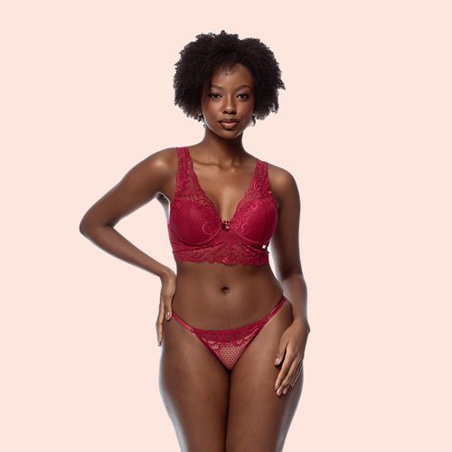 FIO STRING COM REGULAGEM EM RENDA - DESEJO - 0255-... - Loik