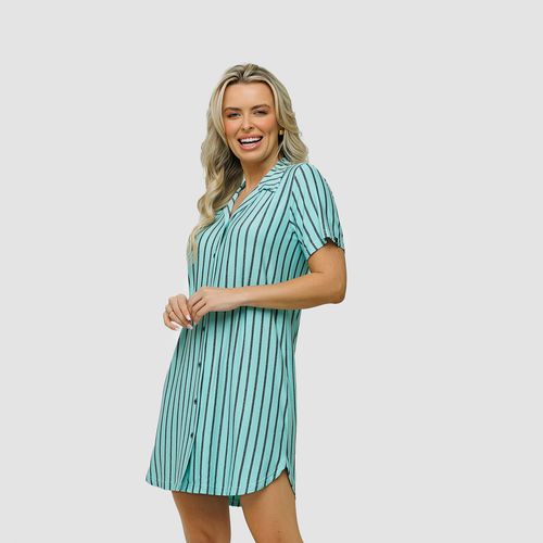 CAMISOLA CHEMISE LISTRADA - LISTRADO - 1701050-LIS... - Loik
