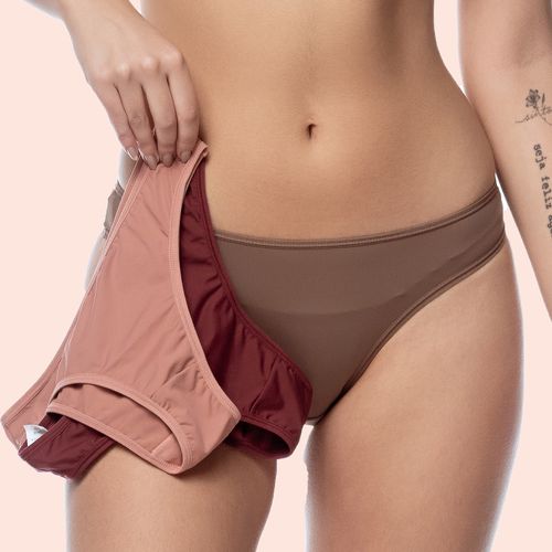 KIT CALCINHA MICROFIBRA TANGA TRADICIONAL - COM 03... - Loik