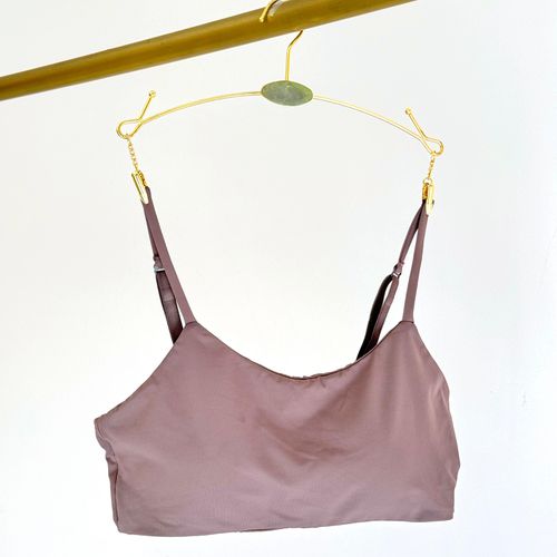 TOP SEM ARO COM BOJO REMOVÍVEL EM MICROFIBRA - CAS... - Loik