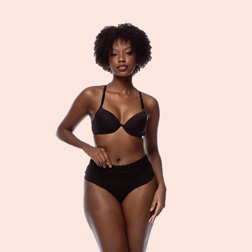 SUTIÃ PUSH-UP COM BOJO E ARO INTEIRIÇO EM MICROFIB... - Loik