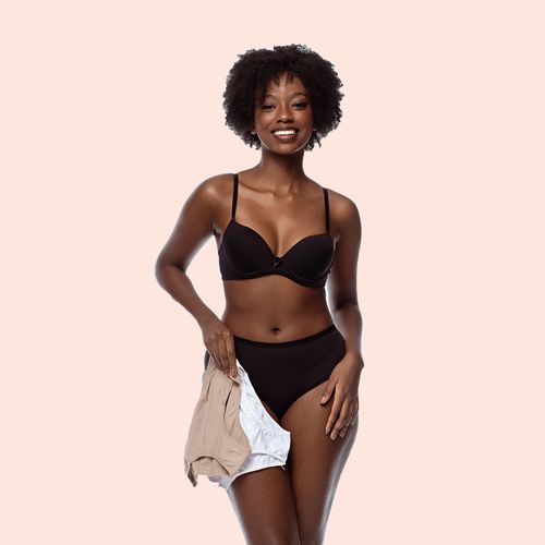 SUTIÃ MEIA TAÇA COM BOJO E ARO E COM BASE EMBUTIDA... - Loik