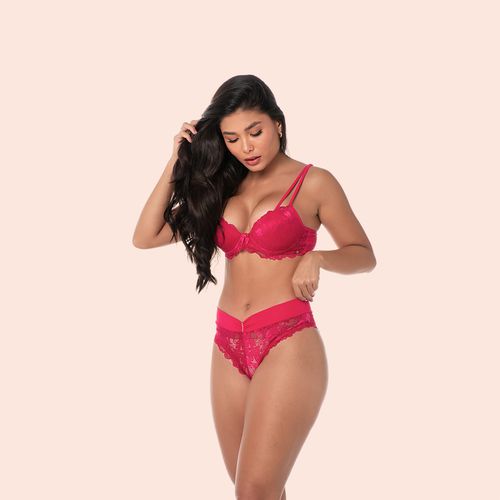 CALCINHA TANGA RENDA CÓS MICROFIBRA - LICHIA - 030... - Loik