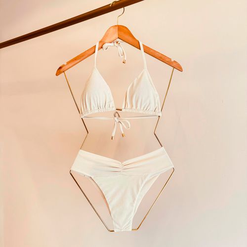 TOP NARA CORTININHA BIQUINI - OFF-WHITE - 102-OFF-... - Loik