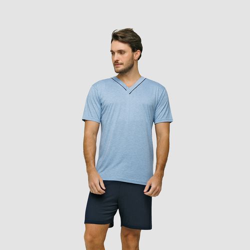 PIJAMA VERÃO MASCULINO - ESTAMPADO - 1702023-ESTAM... - Loik