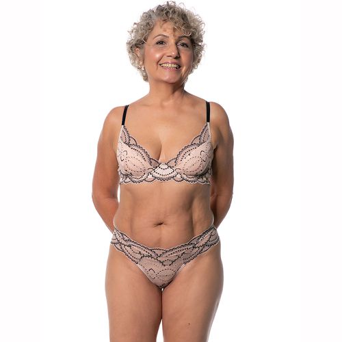 CALCINHA CINTURA BAIXA RENDADA - BASE - 0443-BASE - Loik