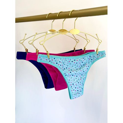 KIT CALCINHA MICROFIBRA LATERAIS ESTREITAS - COM 0... - Loik