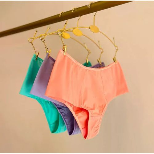 KIT CALCINHA MICROFIBRA HOT PANTS - COM 03 PEÇAS -... - Loik