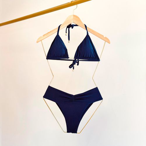 TOP NARA CORTININHA BIQUINI - AZUL MARINHO - 102-A... - Loik