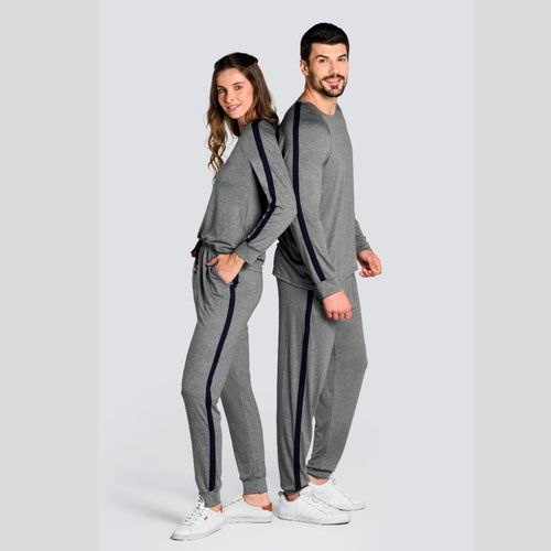 PIJAMA INVERNO UNISSEX - MESCLA - 1201006-MESCLA - Loik