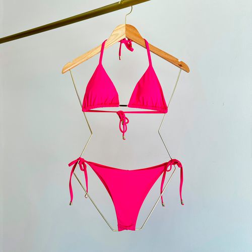 CALCINHA NARA FIO DUPLO BIQUINI - PINK - 01-PINK - Loik