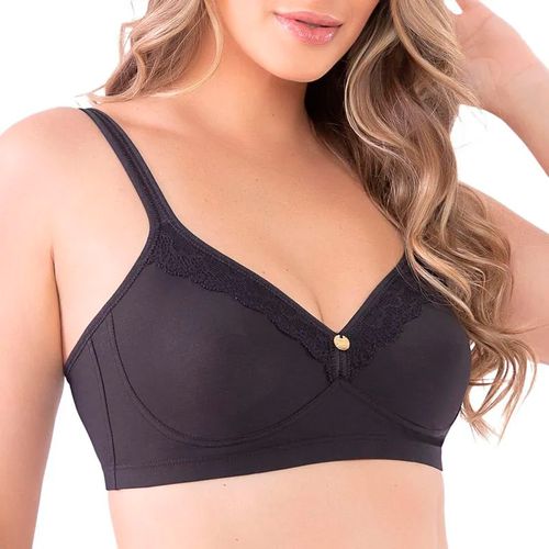 SUTIÃ SEM BOJO SEM ARO TRIÂNGULO - PRETO - 400721-... - Loik