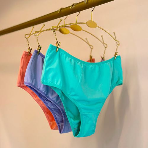 KIT CALÇOLA MICROFIBRA - COM 03 PEÇAS - VERDE/LILA... - Loik