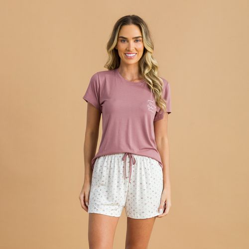 LK3051 SHORT DOLL VISCOSE - ROSA - LK3051-ROSA - Loik