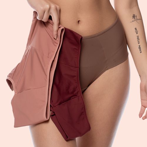 Kit Calcinha Fio Duplo Microfibra 3 Peças Hot Pant... - Loik