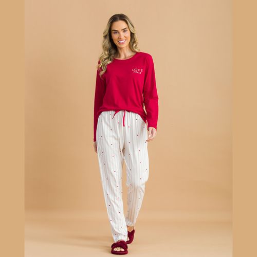 LK3028 PIJ LONGO ALGO PENT - VERMELHO - LK3028-VER... - Loik