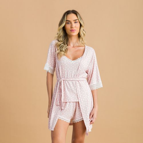 LK3034 ROBE VISCOSE - ROSA - LK3034-ROSA - Loik