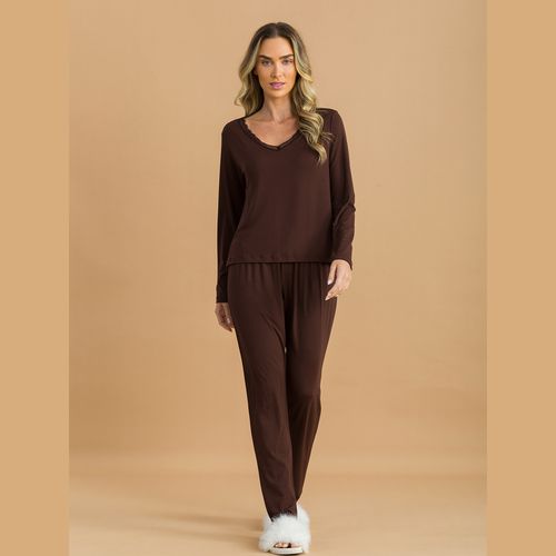 LK3090 PIJ LONGO VISCOSE - CACAU - LK3090-CACAU - Loik