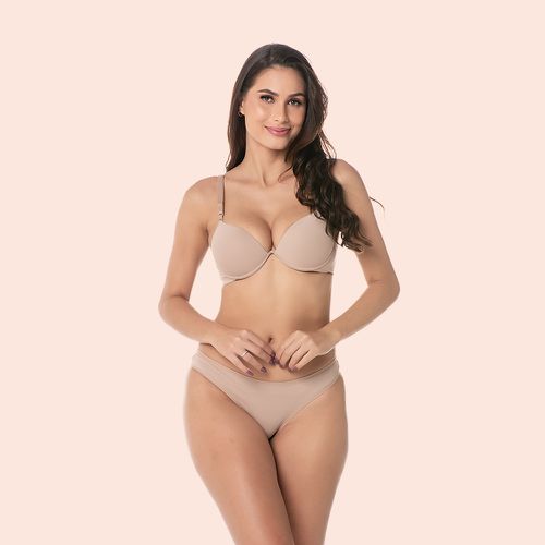 CALCINHA TANGA MICROFIBRA - CHOCOLATE - 0018-CHOCO... - Loik