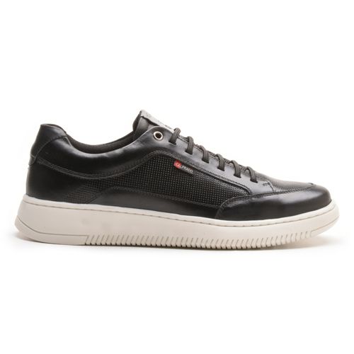 Sapatenis Casual Sola-alta Calprado Preto Couro - ... - LOJA CALPRADO