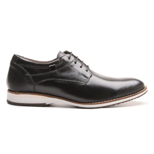 Sapato Social Masculino Preto em Couro - KA-3179PR... - LOJA CALPRADO