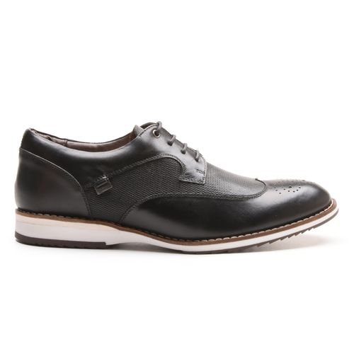SAPATO SOCIAL MASCULINO PRETO EM COURO - KA-3181PR... - LOJA CALPRADO