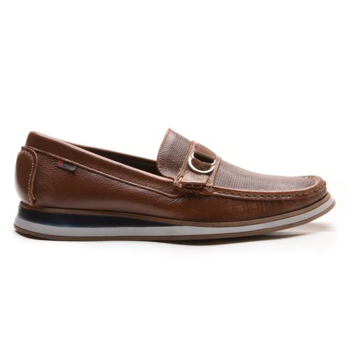 Sapatilha Casual Masculino Whisky em Couro Legítim... - LOJA CALPRADO