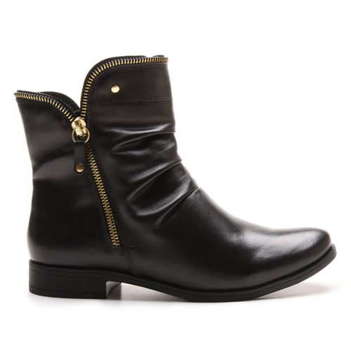 Bota/Coturno Feminina Kader Woman Couro Vegetale P... - LOJA CALPRADO