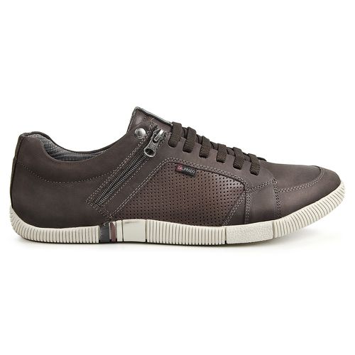 Sapatenis Casual Calprado Rustico Chocolate Couro ... - LOJA CALPRADO