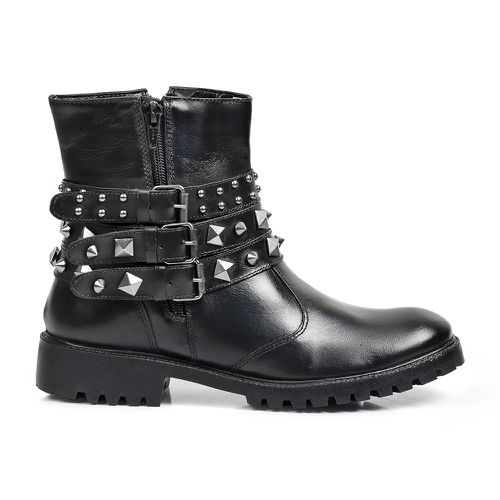 Bota Casual Kader Woman Feminina Zíper Tiras Fivel... - LOJA CALPRADO