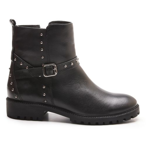 Bota Casual Kader Woman Feminina Preta com Zíper -... - LOJA CALPRADO