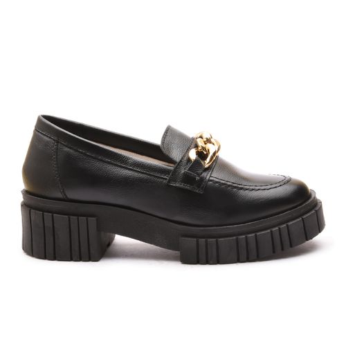 MOCASSIM FEMININO KADER WOMAN PRETO COM FIVELA - K... - LOJA CALPRADO