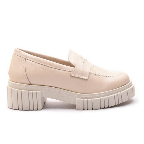 MOCASSIM FEMININO KADER WOMAN OFF WHITE - KA-776O... - LOJA CALPRADO