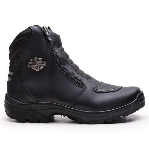 Bota Coturno Motocycle Gogowear 100% Couro ref Rou... - Loja Gogowear
