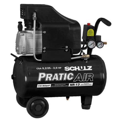 Compressor Schulz 8,2/25l Csa 2cv - 190071947 - Loja Aço-Fer