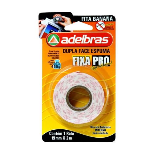 Fita Dupla Face (19mm x 2m) - 190071936 - Loja Aço-Fer