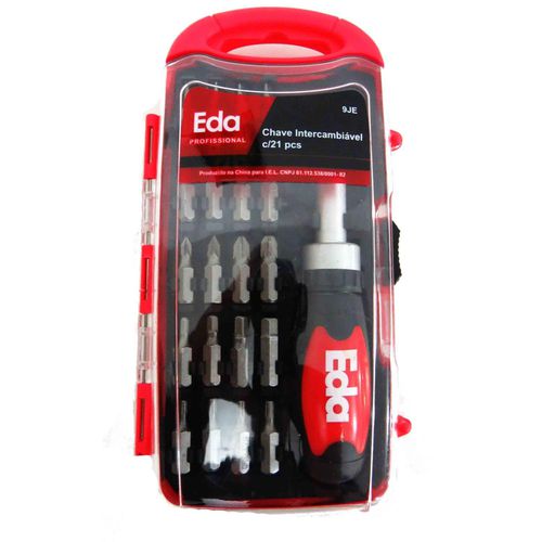Kit De Chave Bits - 21 Peças - 200072026 - Loja Aço-Fer