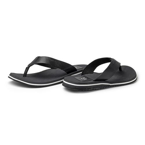 Chinelo Masculino Malibu em Couro Preto Cal ados Laroche