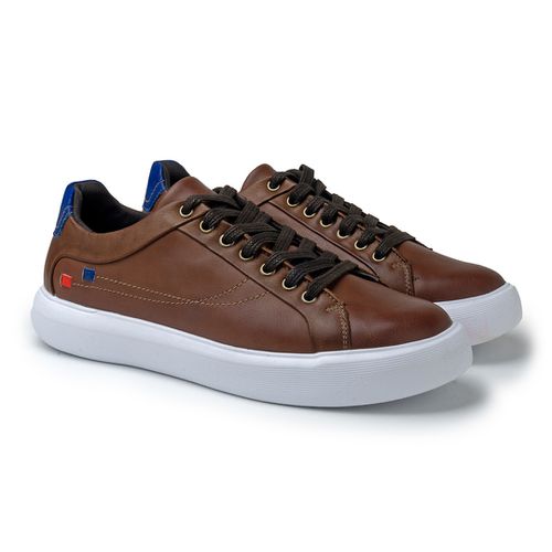 Sapatenis Casual Masculino Cell - Brown